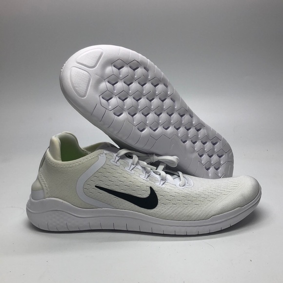 Mens Nike Free RN 2018 Black/White 942836-100 USED Size 10.5 - Picture 1 of 11